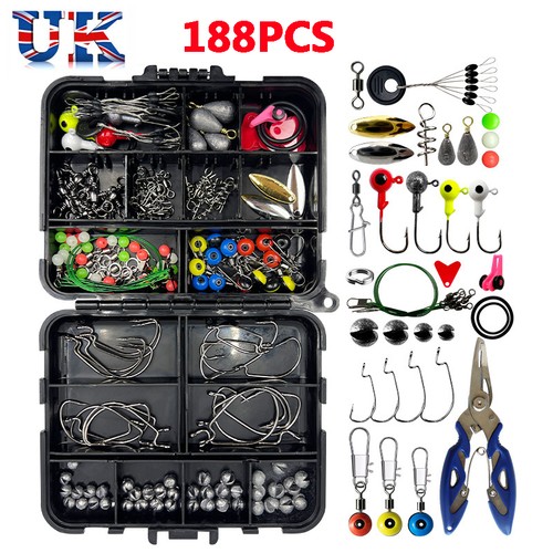 188pcs sea fishing accessories - fishing,