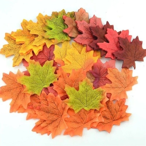 Artificial silk maple leaves - silk,