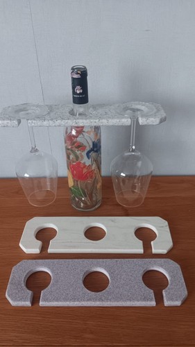 Corian wine glass holder - wine,