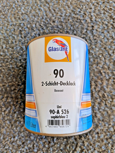 Glasurit schicht decklack - 90, 2-schicht-decklack