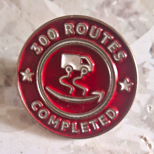 300 routes completed - 300,