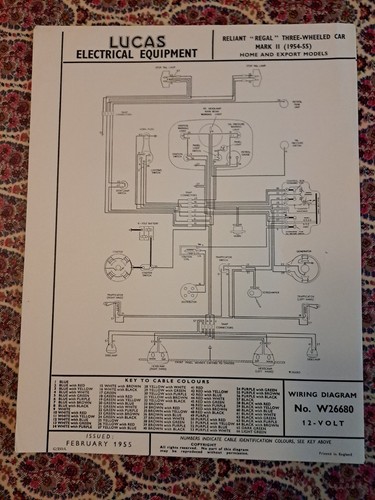 Original lucas wiring - lucas, diagram