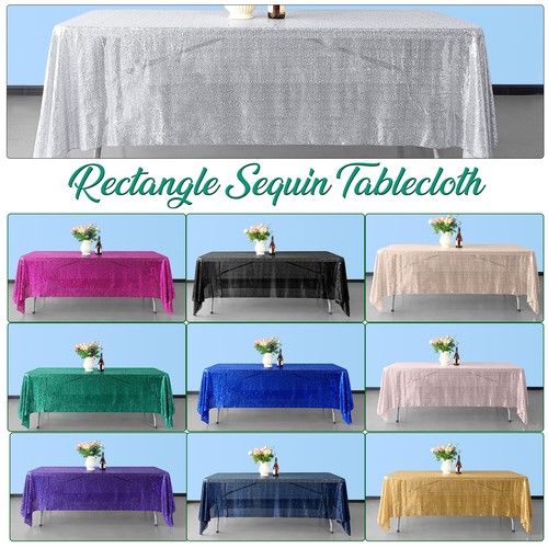 Sequin tablecloth rectangle - sequin,