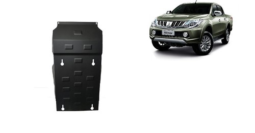Steel skid plate sump guard - steel,