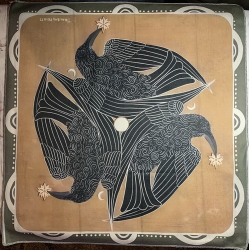 Raven altar cloth 50x50 - altar,