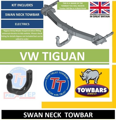 Swan neck towbar for - swan,
