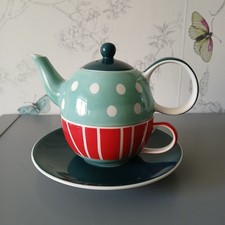 Whittard of Chelsea Tea for One Spotty Stripes New