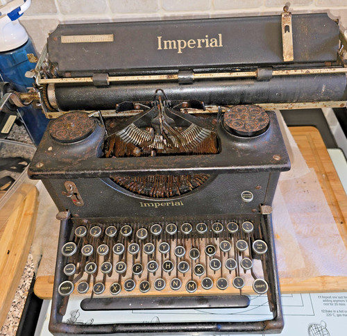 Imperial model typewriter - model, 50