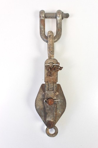1940s industrial pulley block - 1940s,