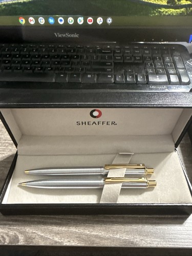 Sheaffer 100 brushed chrome - chrome, w/
