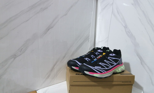 Salomon lab black - xt-6, white