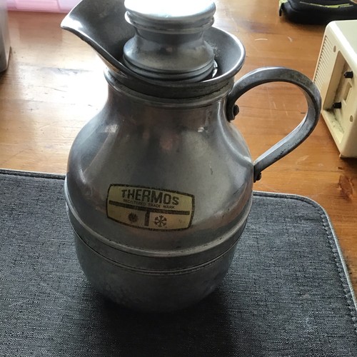 Vintage thermos flask - vintage,