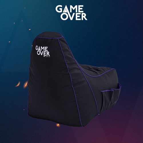 Game over purple video - over, gaming