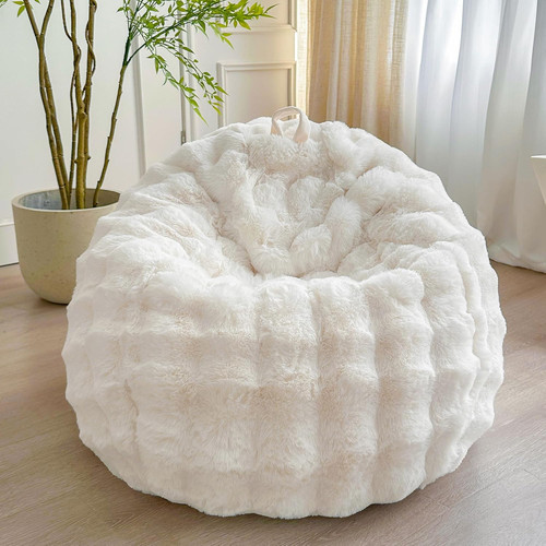 Fluffy faux rabbit fur - fluffy,