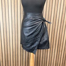 Topshop Genuine Leather Skirt