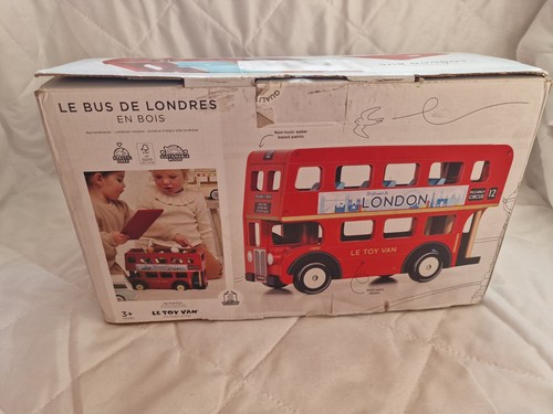 Toy van wooden london - le,