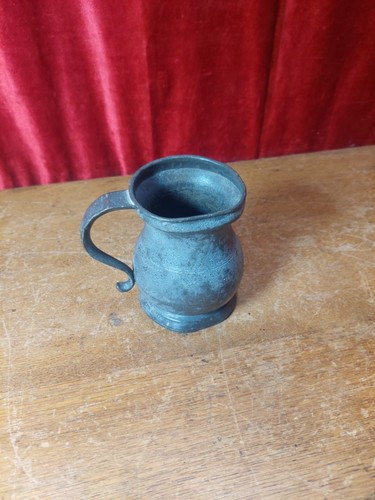 Antique pewter heavy - antique, tankard