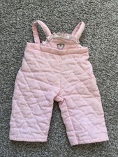Pink dolls clothing dungarees