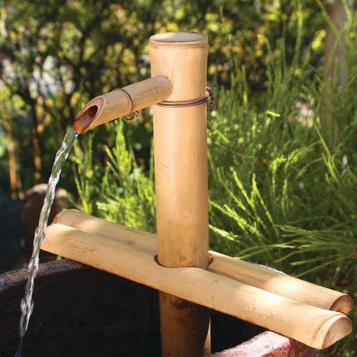 Adjustable bamboo fountain - bamboo,