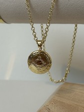 18ct GF Round Patterned Locket