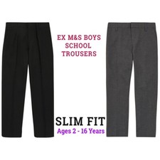 Ex M&S Boys School Trousers