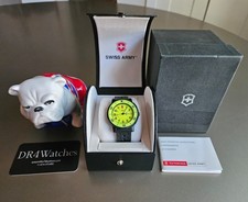 Swiss Army Men Limited Edition Neon Yellow Andre Agassi Striker II Quartz Watch