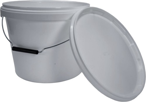 10l plastic buckets with lids - plastic,