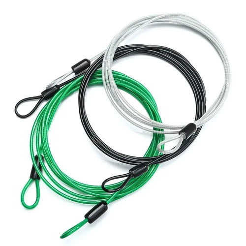 Security steel cable lock - security,