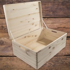 XXLarge Wooden Toy Chest Trunk