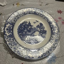 Olde Alton Ware  Blue  White
