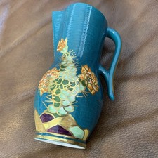 Crown Devon 434 Blue Green Jug