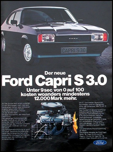 Ford capri s original - ford, ii