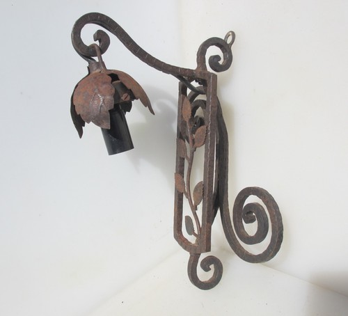 Vintage wrought iron wall - vintage,