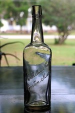 ANTIQUE CALLAHAN & CO. WHISKEY QUART CYLINDER BOSTON MASSACHUSETTS