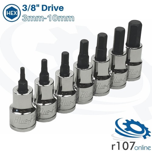 Blue point hex socket - blue, set
