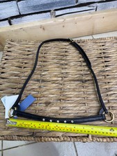 Miniature Horse Small In Hand Leather Show Halter/Bridle-Dot/Dash