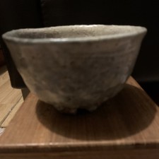 Hagi Ware Japanese Tea Bowl Hats o Shigetsu Kiln