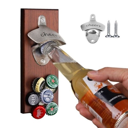 Magnetic beer bottle opener - magnetic,