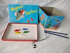 Vintage 1970s Spear's MAGNETIC FISH POND GAME 2 - Player