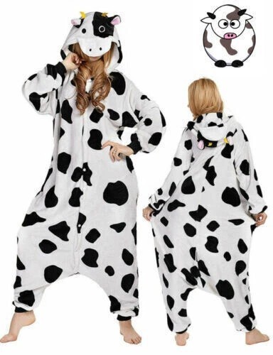 Children adult cow - cow, pajamas
