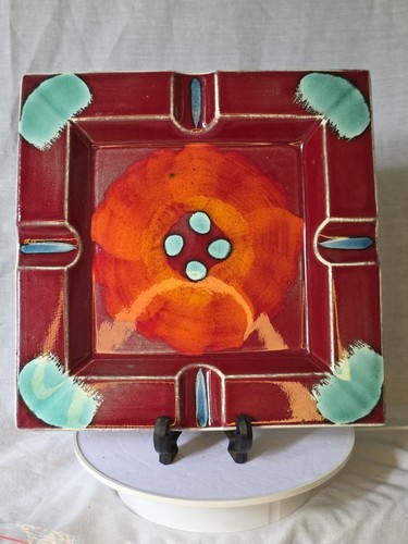 Vintage poole pottery volcano - pottery,