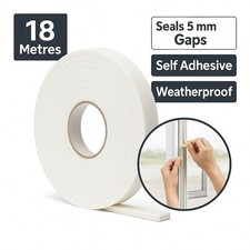 Self Adhesive Foam Draught Excluder Tape Seal for Windows Doors Weatherproof