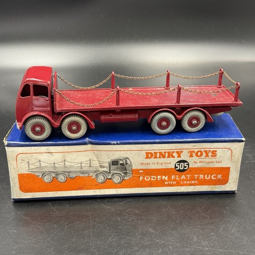 Vintage dinky 505 maroon foden - 505,