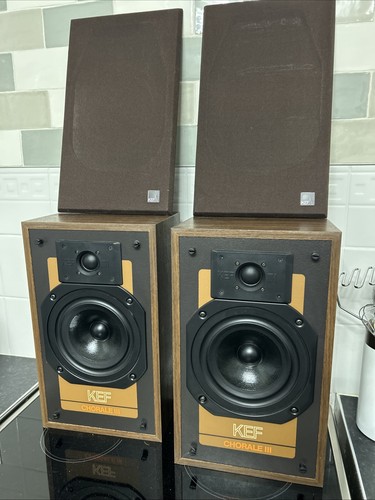 Pair vintage kef chorale - pair,