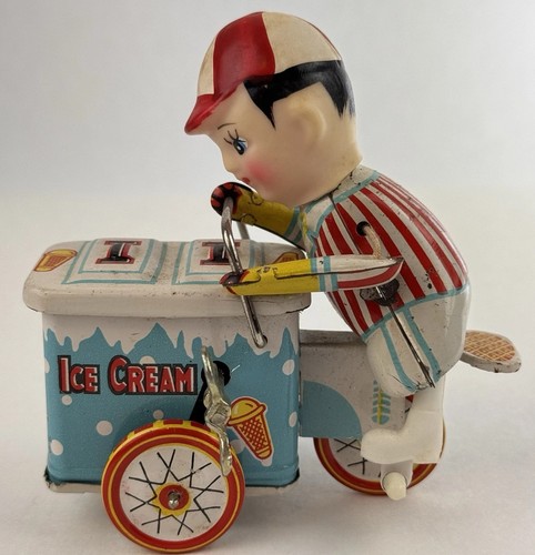 Wind toy tin ice - up,