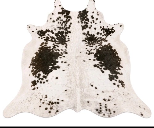 Natural cowhide rug - rug, genuine