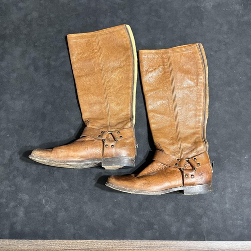 Frye harness boots - harness, vintage