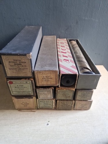 Vintage pianola rolls job - 12,