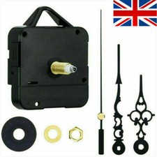 Silent Quartz Clock Mechanism Movement Long-Spindle Hands Parts Replacement Set