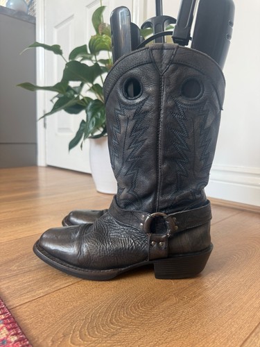 Vintage black cowboy boots - , (uk